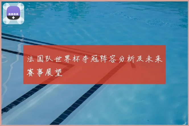 法国队世界杯夺冠阵容分析及未来赛事展望