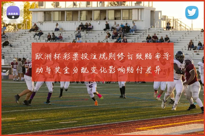 欧洲杯彩票投注规则修订致赔率浮动与奖金分配变化影响赔付差异
